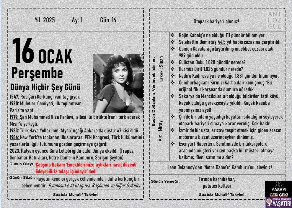 Dünya Hiçbir Şey Günü 1